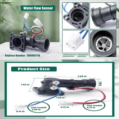 30008571A Water Flow Sensor Replacement for Navien Tankless Heater Parts NPE (A)