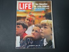 Vintage September 19, 1969 LIFE Magazine - SEX EDUCATION FOR LITTLE CHILDREN