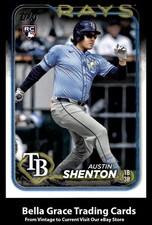 2024 Topps Update Austin Shenton #US275 Tampa Bay Rays Rookie MLB Baseball