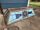 Vintage Miller Lite Beer Pool Table Light  48”x21” - Working