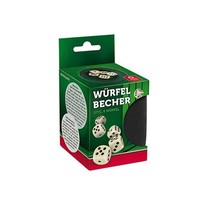 Spiel KunststoffwüRfelbecher Mit 6 WüRfeln (Altenburger Spielkarten) Neu/Ovp