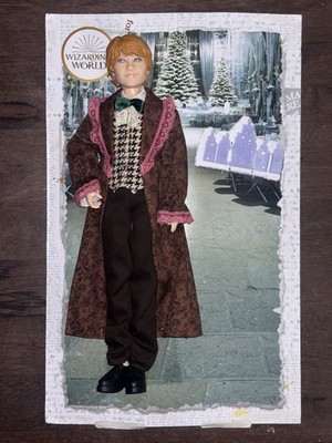 RARE 2018 Harry Potter Yule Ball Ron Weasley Figure Doll Wizarding World US65