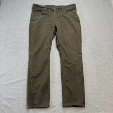 Levis Commuter Jeans Mens 36x30 Green 511 Slim Fit Stretch Reflective Biker Pant