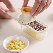 Garlic Press Chopper Slicer Hand Presser Grinder Crusher Ginger Grater Tool ~
