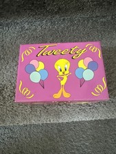 Boîte à bijoux vintage Tweety Bird - boîte à bijoux musicale 1997 Looney Tunes WB