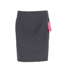 Candie's Pencil Skirt Womens 0 Gray Heathered City Fit Slimming Technology NEW