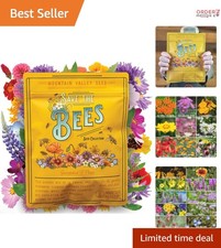 Wildflower Seeds Bulk 2 Oz Non-GMO Bee Friendly Pollinator Planting Mix 223.84 per gallon