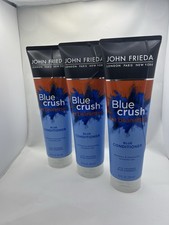 3 Pack  John Frieda Blue Crush for Brunettes Blue Conditioner  8.3 fl oz  NEW