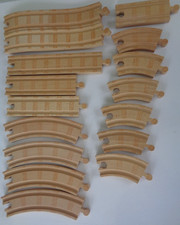 Thomas & Friends Wooden Wood Railway Straight Curved Track Expansion Spares 16