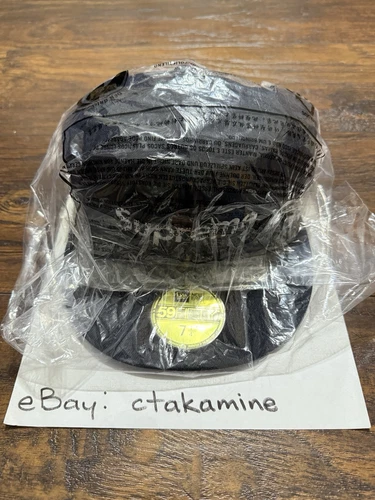 Casquette ajustée neuve Supreme NY Champions Box Logo New Era 7 1/4 Navy SS21 AUTHENTIQUE ✅