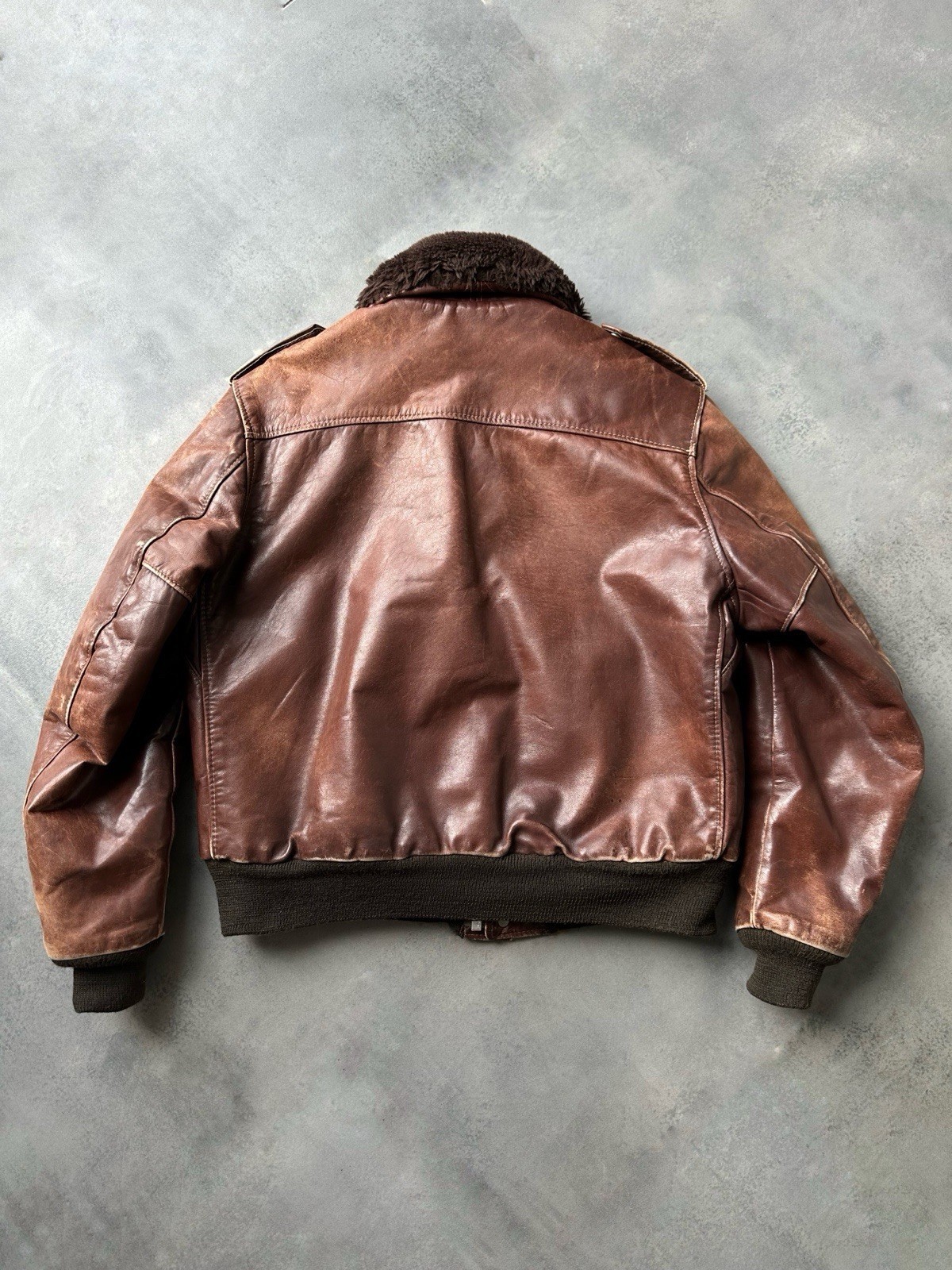 メンズ 80s〜90s schott A-2 real leather flight