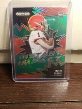 2025 Panini Prizm Draft Picks #II-TEE Trevor Etienne Instant Impact Green RC
