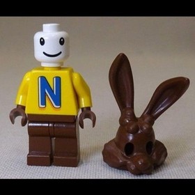 LEGO  Studio 4051 Nesquik 2001 Bunny  Rabbit toy blocks