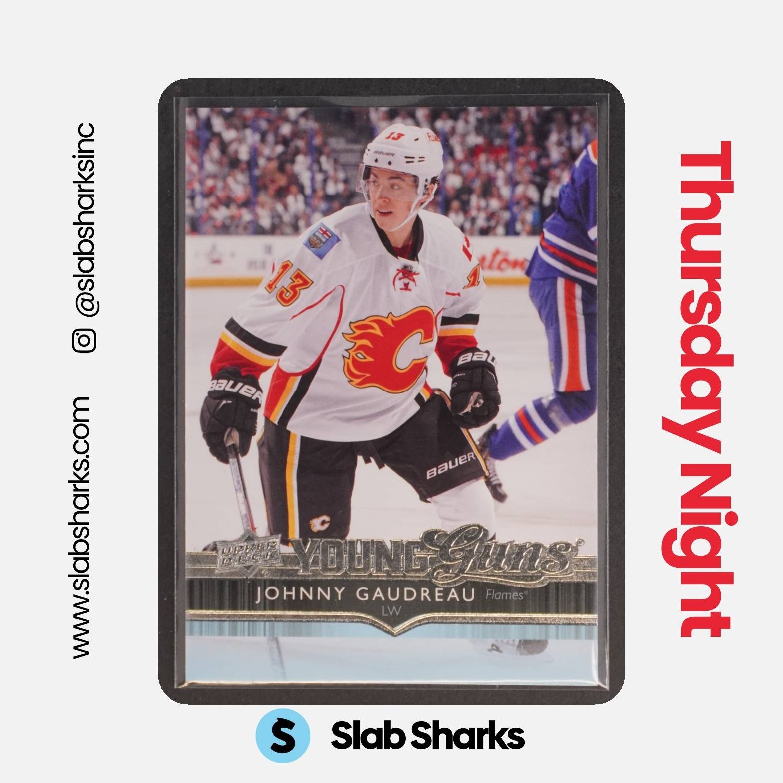 2014 UPPER DECK #211 JOHNNY GAUDREAU YOUNG GUNS RC ROOKIE