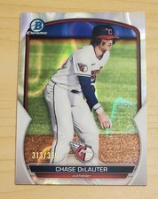 2023 Bowman - Chrome Prospects Chase Delauter #BCP-103 Lava Refractor /399 (RC)