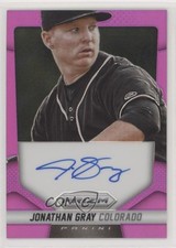2014 Panini Prizm Auto Purple Prizm 38/99 Jon Gray Jonathan Gray #JG Auto 0b2