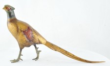 Statue Sculpture Pheasant Bird Wildlife Art Deco Style Art Nouveau Style Bronze