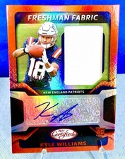 2025 Panini Certified - Freshman Fabric Mirror Signatures Kyle Williams #FBC-KWS