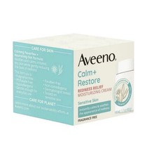 Aveeno CALM  RESTORE Sensitive Skin 1.7oz Redness Relief MOISTURIZING CREAM NIB