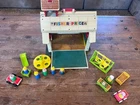 Vtg Fisher Price Little People #923 Play Family School House 1970s & Accessories
