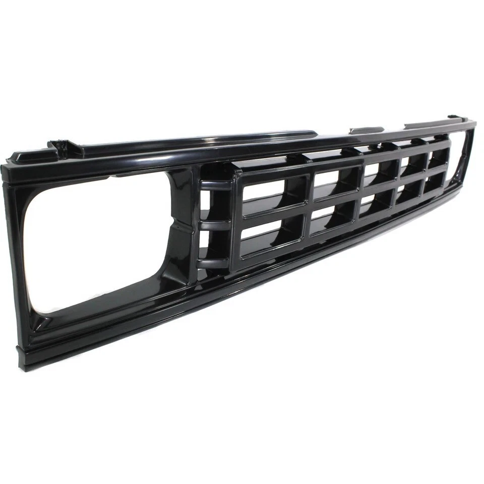 NEW FRONT GRILLE BLACK PLASTIC FOR 1987-1993 DODGE RAM 50 PICKUP VAN MI1200106 - Image 4 of 4