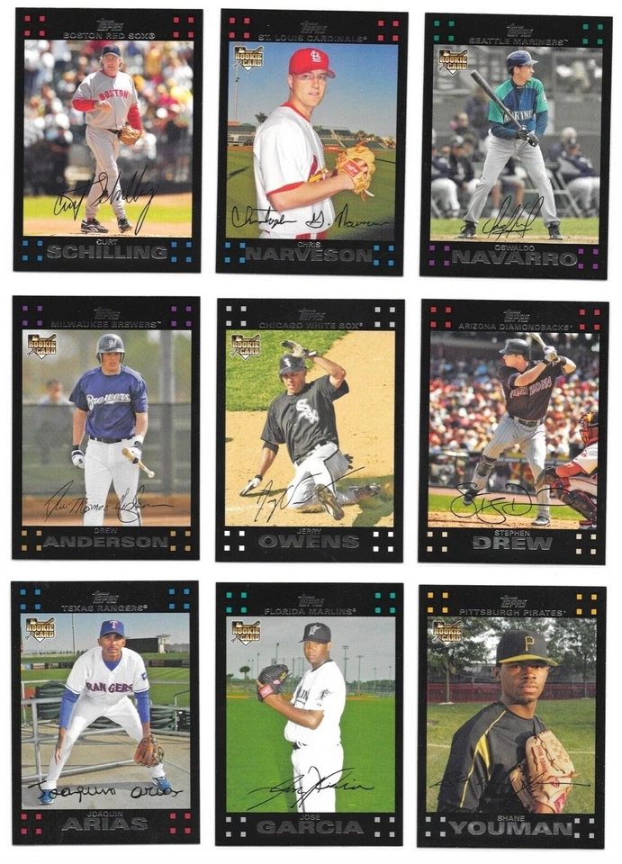 2007 Topps Baseball Trading Cards / You Pick / Choose #s 251 - 500 / mb55 - Image 4 of 4