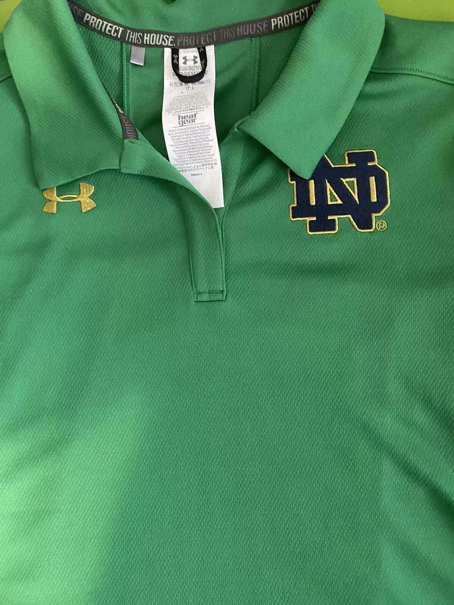 notre dame under armour polo