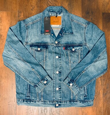 LEVI'S PREMIUM Men's Cotton Button Up Denim Jeans Trucker