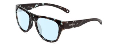 Smith Rockaway Damen Katzenauge Blau Licht Brille Sky Schildplatt Marmor Brown
