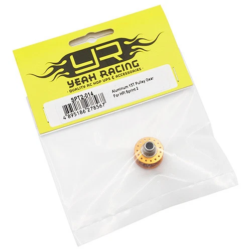 Yeah Racing HPI Sprint 2 Aluminum 15T Pulley Gear SPT2-014 - Image 3 of 3