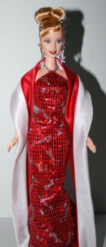 Mattel Barbie Doll Collectors Edition Blonde Green Eyes Bendable Legs with Stand - Picture 5 of 9