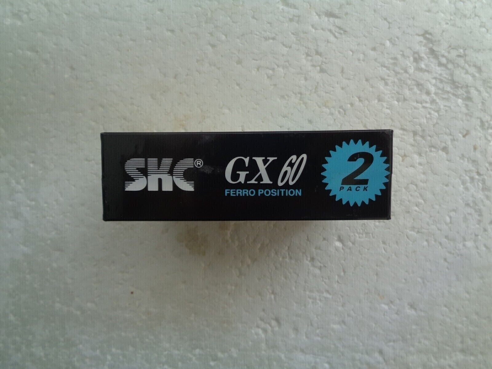 Thumbnail - 2-pack Vintage Audio Cassette Skc Gx 60 Rare From Korea 1992
