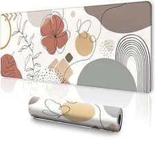 Mats on Top of Desks, Large Desk Mat, Cute Mousepad, Boho Mouse Pad, Abstract Mi