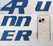 Custom Made 4Runner Blue 26.1''x 3.7'' Plastic Letters