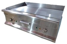 Heavy Duty 75cm Electric Table top Griddle Flat plate 2 x 3kW HDFP75