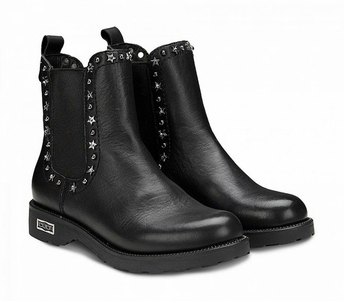 Cult beatles stivaletti donna tronchetti scarpe Zeppelin in pelle nero  elastici | eBay