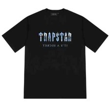T-shirt decodificata TRAPSTAR - mimetica nera/blu (grande) *NUOVA E MAI APERTA*