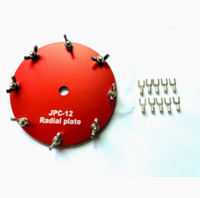 for JPC-12 PAC-12 Antenna Grounding Plate Counterpoise Plate w/ Fork Terminals
