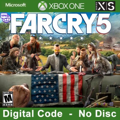 Far Cry 5 Xbox One, Series X|S Key C0de  Argentina Region  VPN WW  No Disc