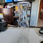 Vintage 1 Litre Libbey of Canada Milk Bottle Jug Glass Jar Vase Grapes On Bottom