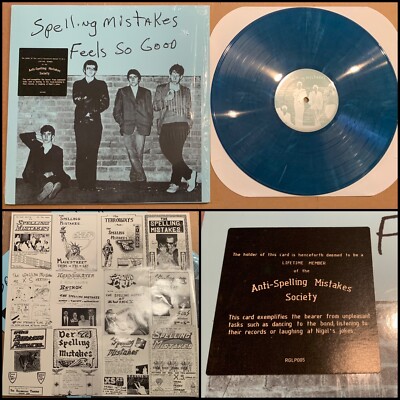 THE SPELLING MISTAKES Feels So Good LP Blue Vinyl RECORD STORE DAY-Car Crash Set