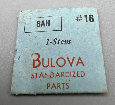 Ressort Principal Pour Montre BULOVA 6AH - Pièce Originale Insertopak, Neuf Avec étiquettes