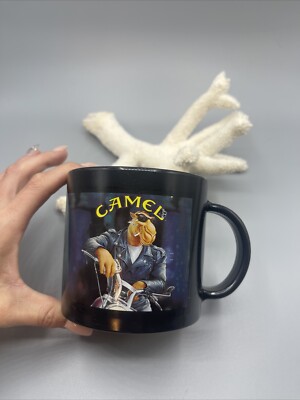 Vintage Cool Joe Camel Cigarettes Collectible Melamine Coffee Mug Cup 14 oz 