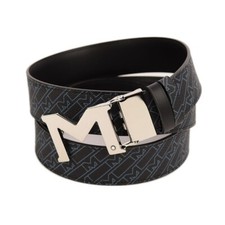 MONTBLANC Mens Black Blue M MONOGRAM Reversib...