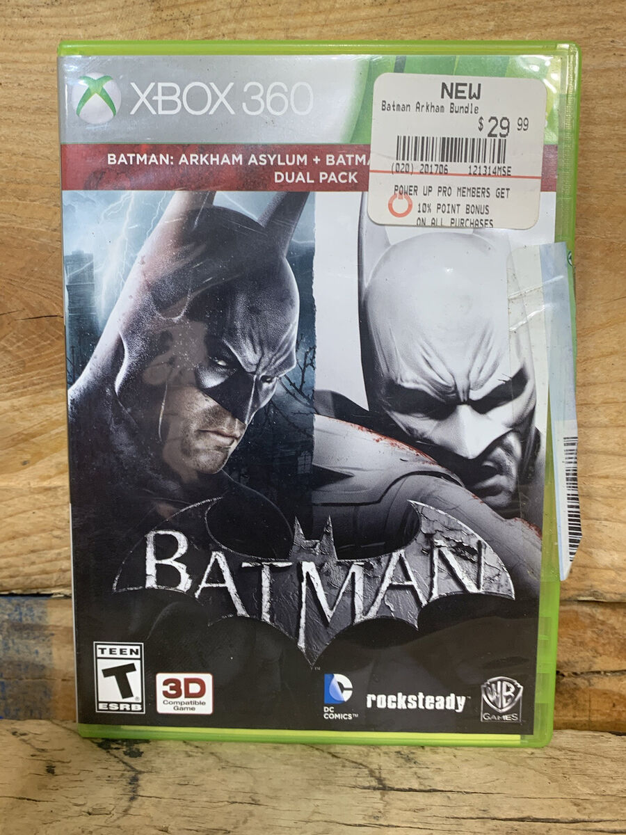 Game Batman Arkham Asylum + Arkham City - Xbox 360 - Pack Duplo