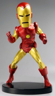 Marvel Classic Iron Man Extreme Headknocker  Wackelkopf  action figur neca. Neu