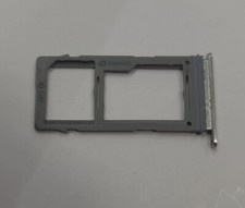 For Samsung Galaxy S10/S10 Plus Sim Card MicroSD Holder Single Slot Tray Chrome