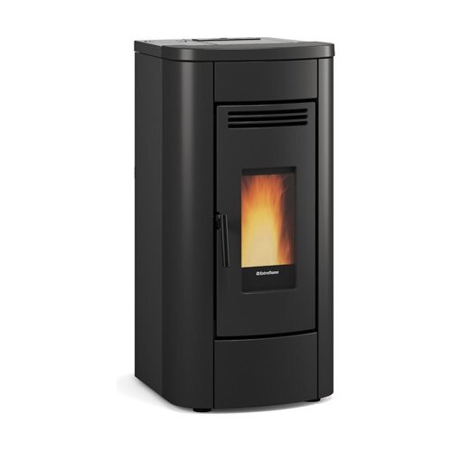 EXTRAFLAME 1286802 Stufa a Pellet 8kW KLAUDIA 5.0 Nero 5 stelle
