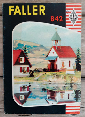 Faller 842 Guide Manual 1957 Constructing Scale Model Houses Eisenbahnen Modellbauer