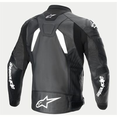 Alpinestars GP Plus R V4 Airflow Leather Jacket - Black/White - 52 3100624-12-52